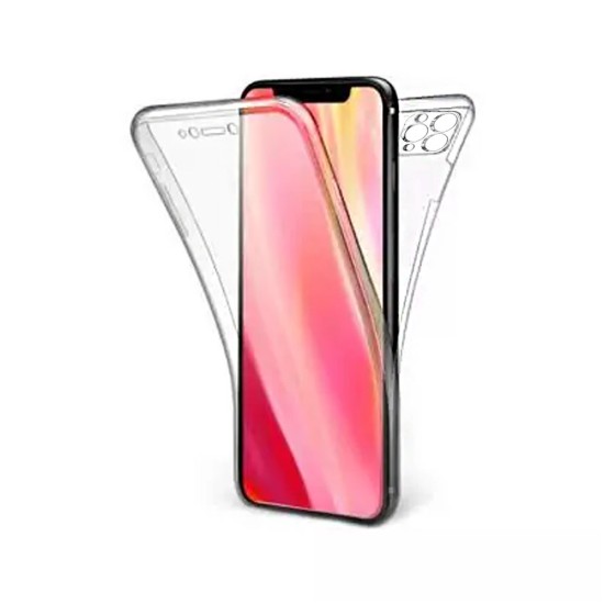 360º Silicon Case for Apple iPhone 11 Pro Max Transparent